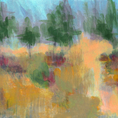 Colorful Impressionistic Landscape