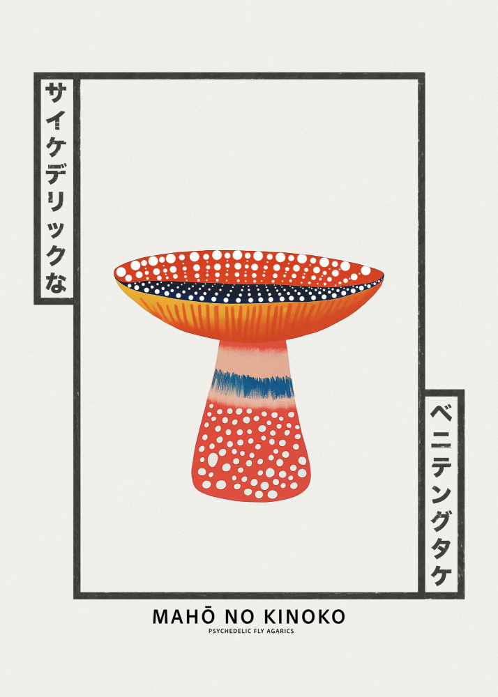 Psychedelic Fly Agaric by Old Artists Studio IV — canvas wall art