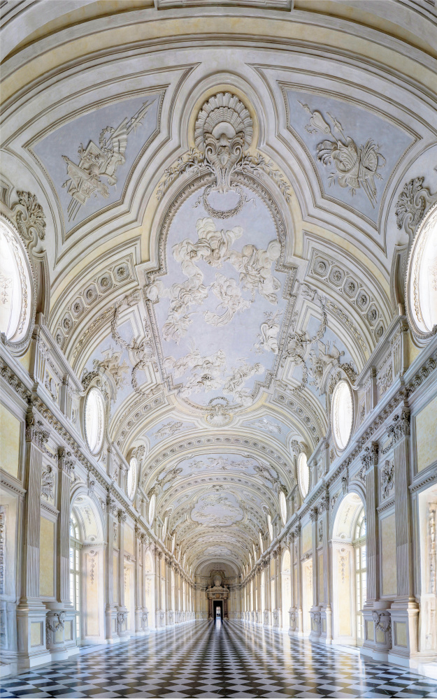 Grand Palace Corridor by carlo borgatelli — canvas wall art