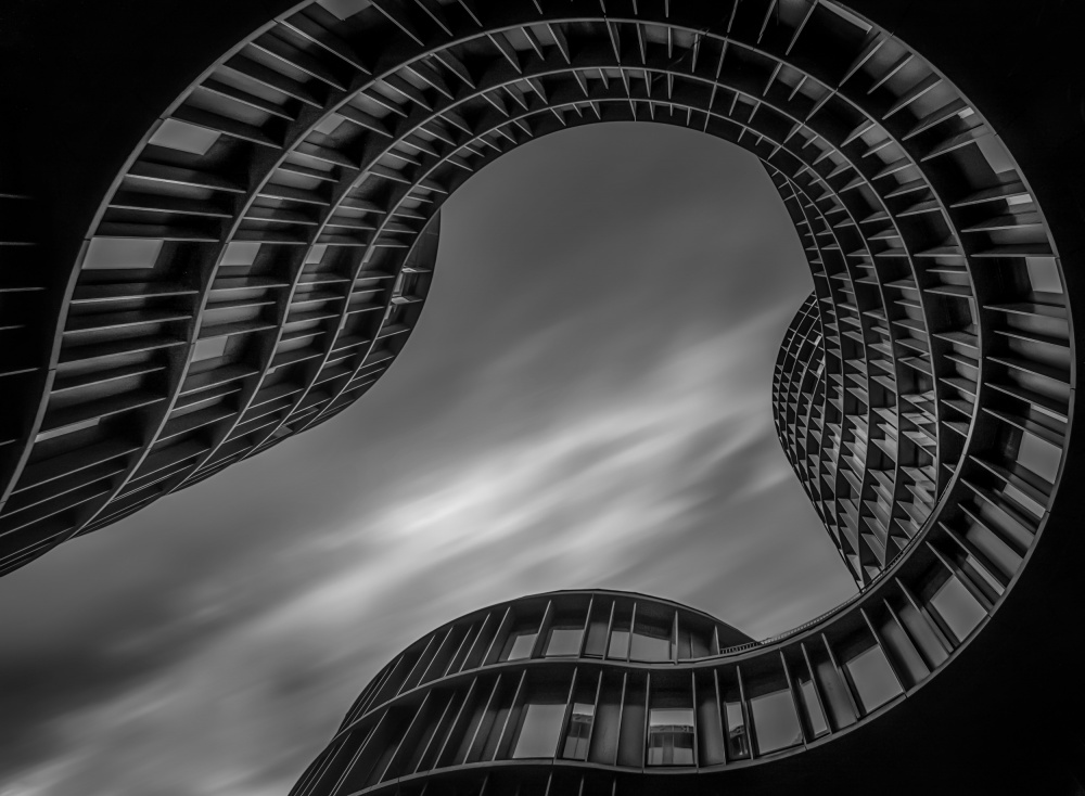 Dynamic Abstract Architecture by Ole Moberg Steffensen — canvas wall art