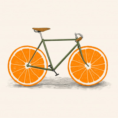 Orange Wheels
