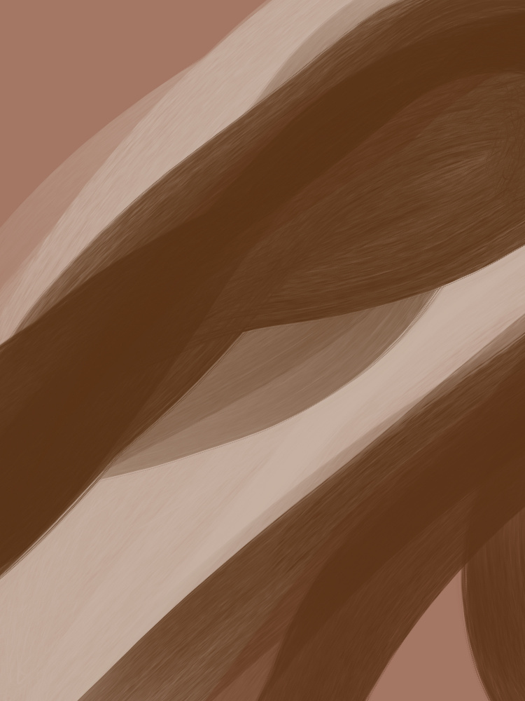 Earthy Fluid Layers by Studio Palette — canvas wall art