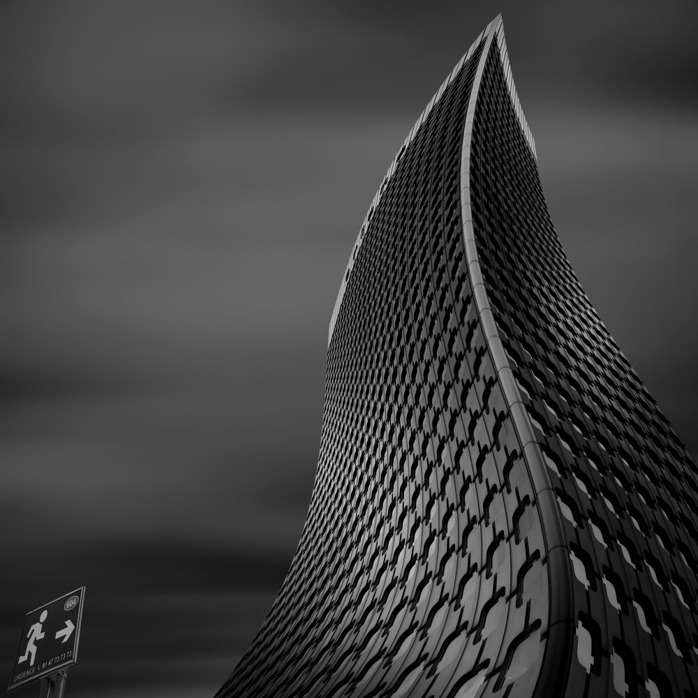 Modern Architectural Curves by Oussama Mazouz — canvas wall art