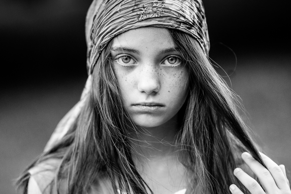 Pensive Girl Portrait by Evelina Petkova — canvas wall art