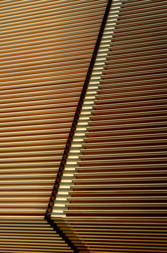Abstract Wood Slats by Philippe-M — canvas wall art