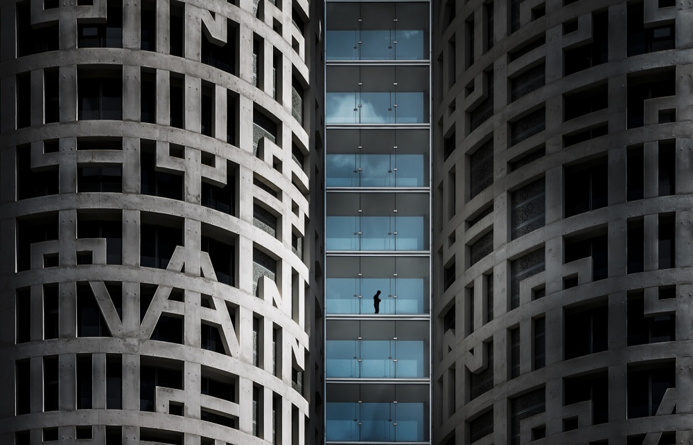 Modern Concrete Solitude by Vladi Garcia — canvas wall art
