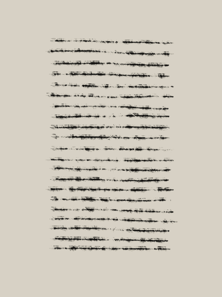 Distressed Black Lines by Imaginative — canvas wall art