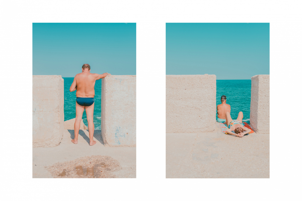 Summer Beach Life by Roberto Ruoli — canvas wall art