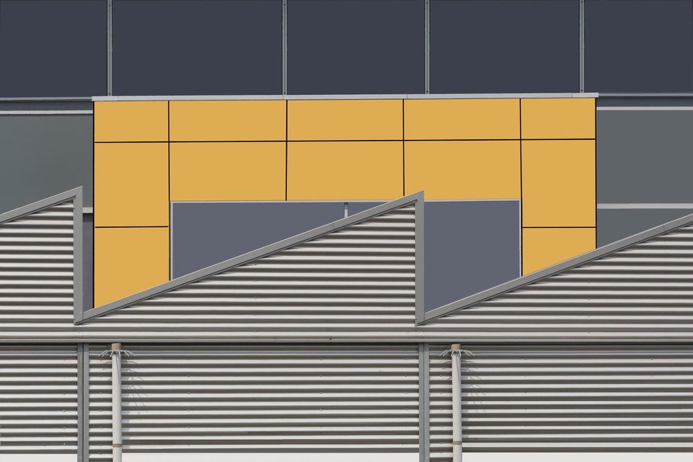 Modern Urban Geometry by Jan Niezen — canvas wall art