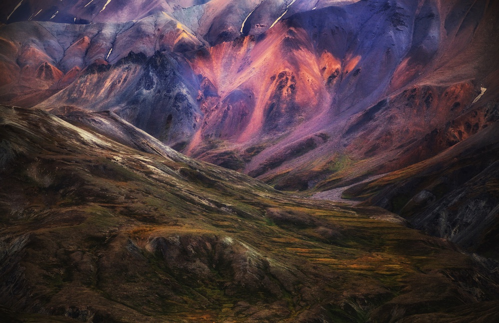 Vibrant Mountain Valley by Atul Chopra — canvas wall art