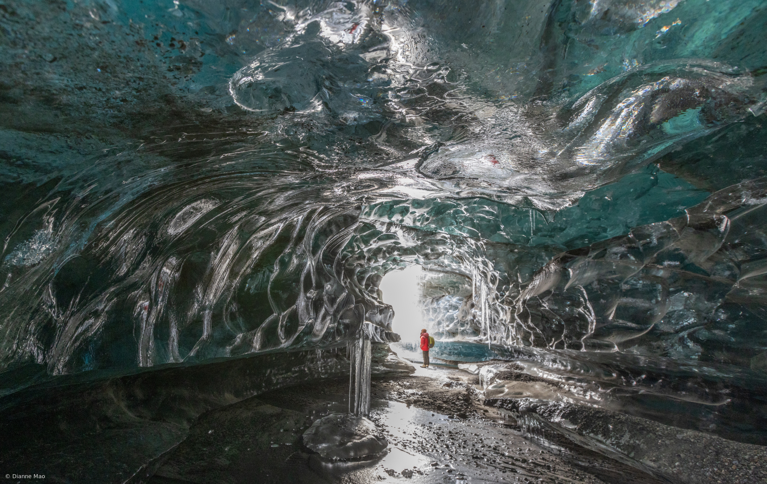 Blue Ice Cave II by Dianne Mao