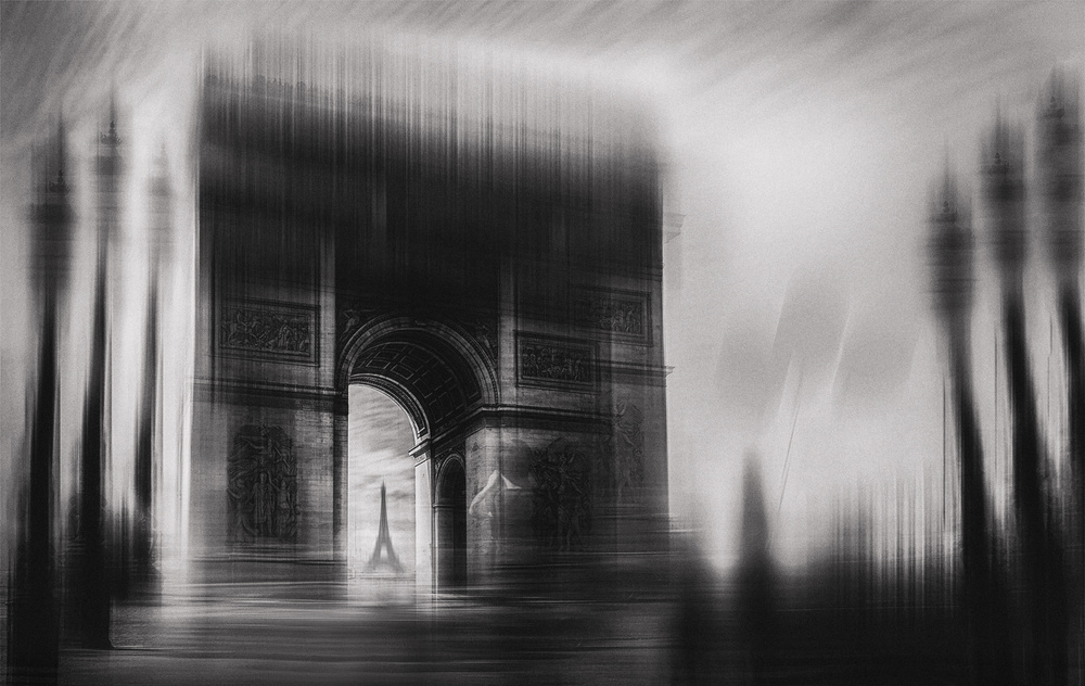 Dreamy Paris Icons by Oussama Mazouz — canvas wall art