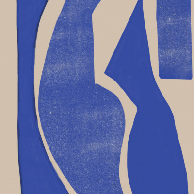 Blue Geometric Shapes