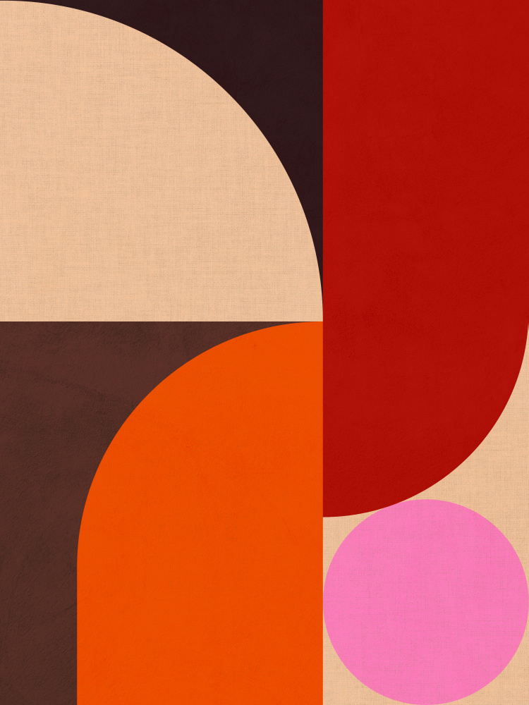 Bold Color Geometry by Dominique Vari — canvas wall art