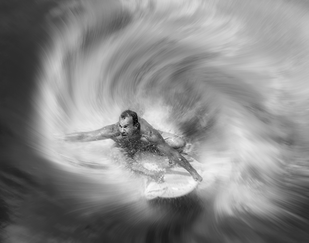 Dynamic Ocean Surfer by Handi Nugraha — canvas wall art