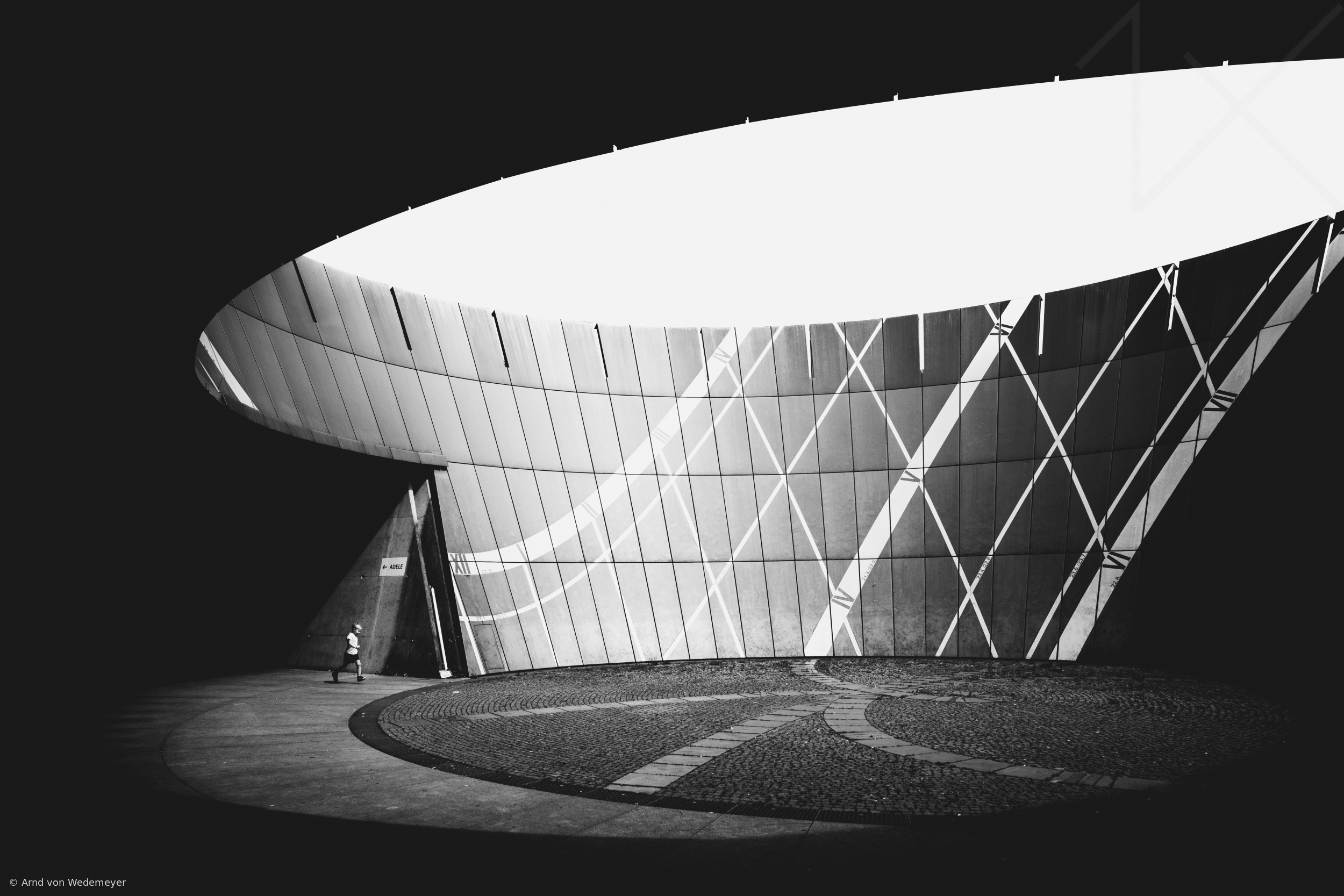 under the ellipse