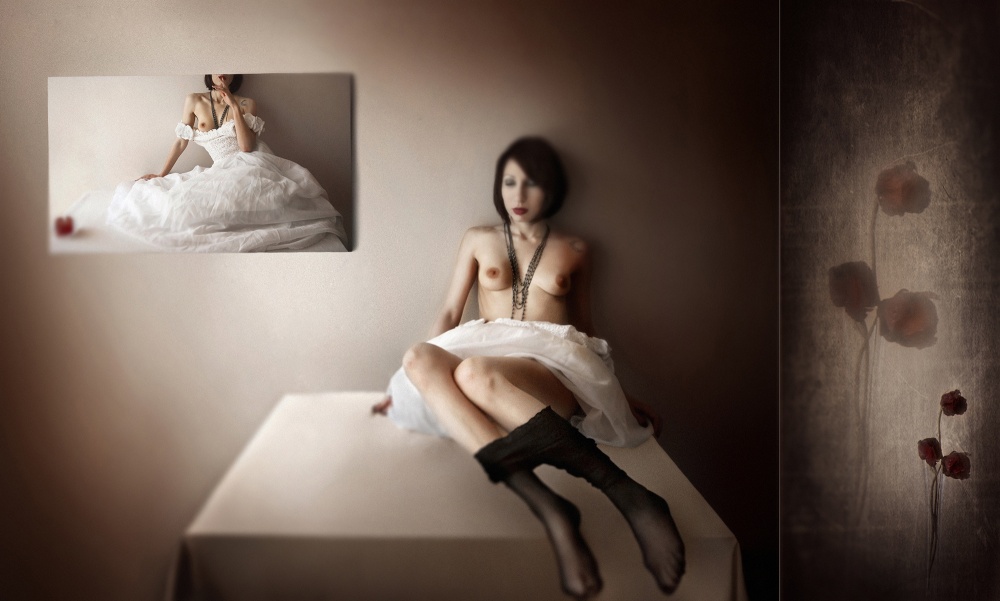 Sensual Bridal Dream by Ivaylo and Teodora — canvas wall art
