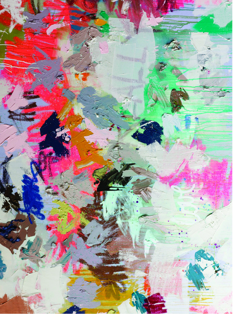 Vibrant Abstract Strokes by kent youngstrom — canvas wall art