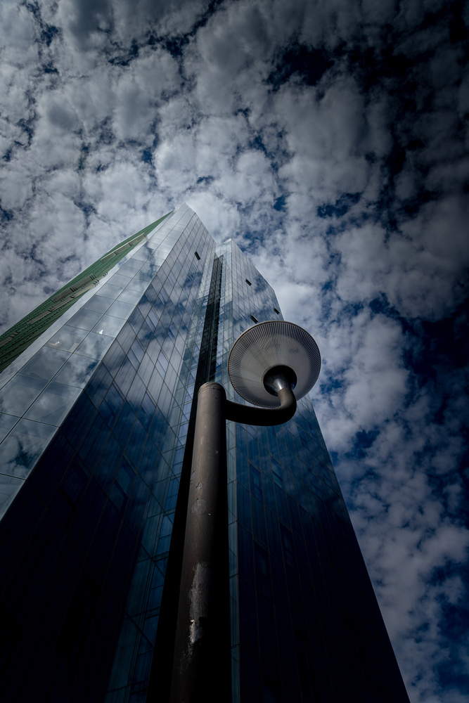 Urban Sky Reflection by Chris Hamilton — canvas wall art