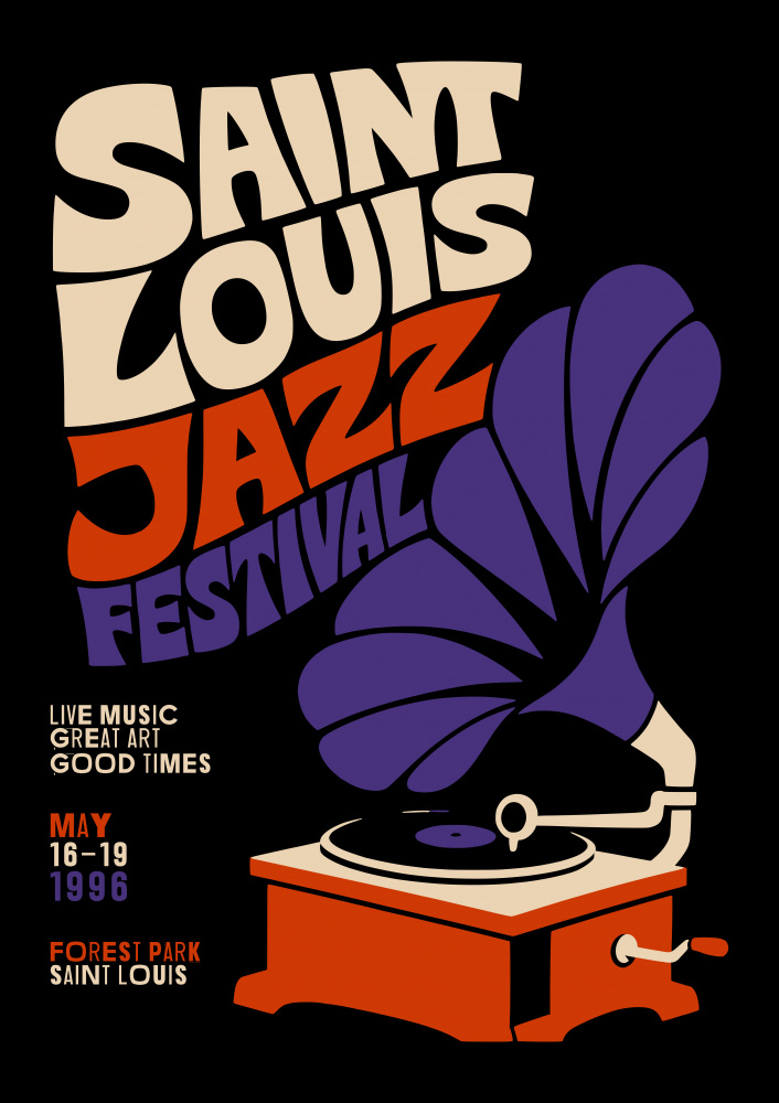 Saint Louis Jazz Festival by Patryk Krygowski — canvas wall art