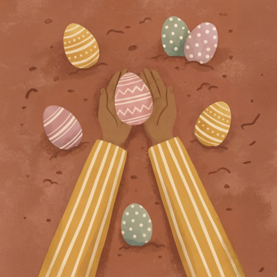 Collecting Easter Eggs