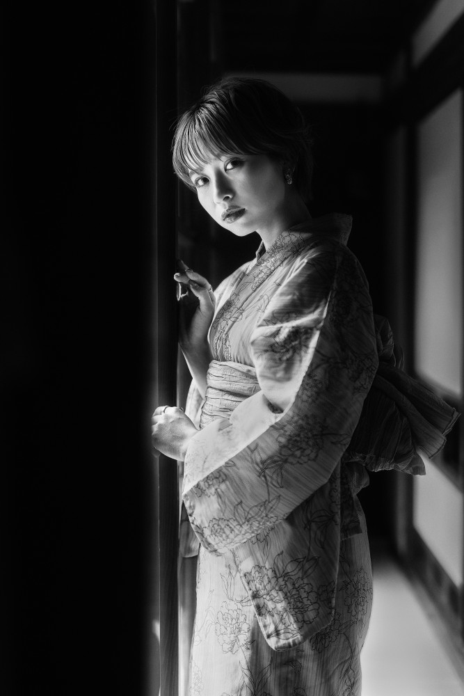 Serene Japanese Beauty by Yuzo Fujii — canvas wall art