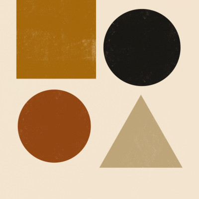 Minimalist geometric composition 06