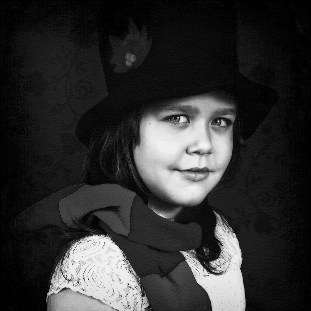 Whimsical Girl In Hat by Evelina Petkova — canvas wall art