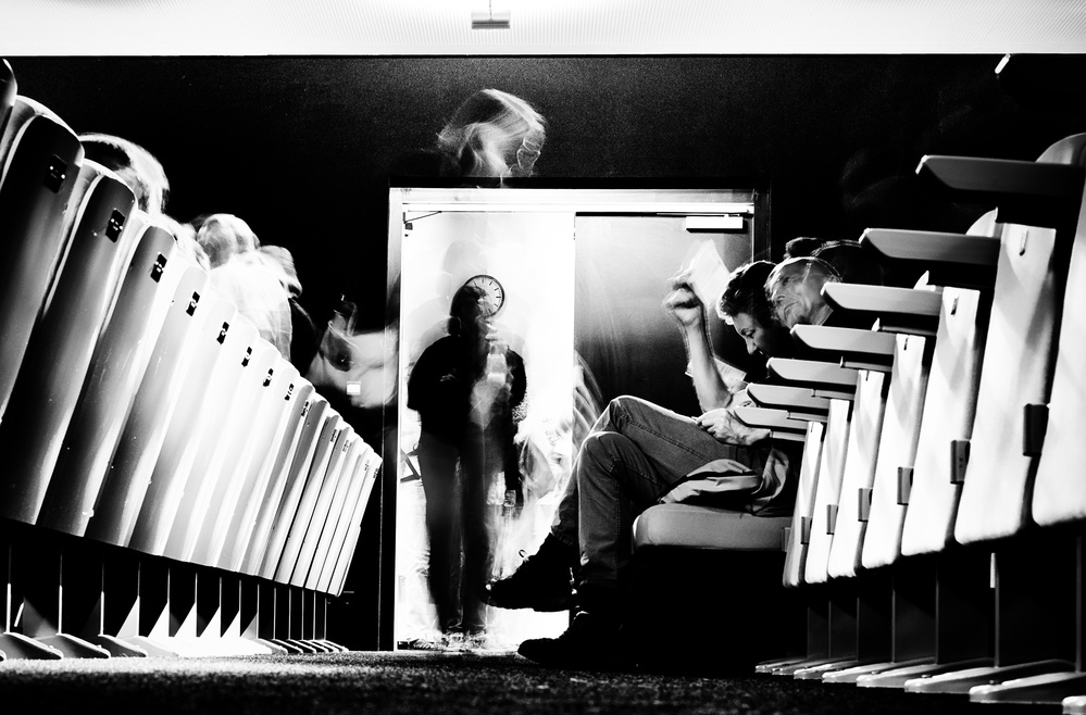Passing Time In Cinema by Jürgen Hartlieb — canvas wall art