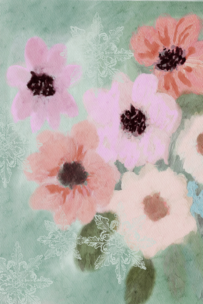 Winterblossoms by Treechild — canvas wall art