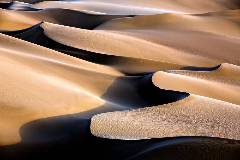 Sweeping Desert Dunes by Mohammadreza Momeni — canvas wall art