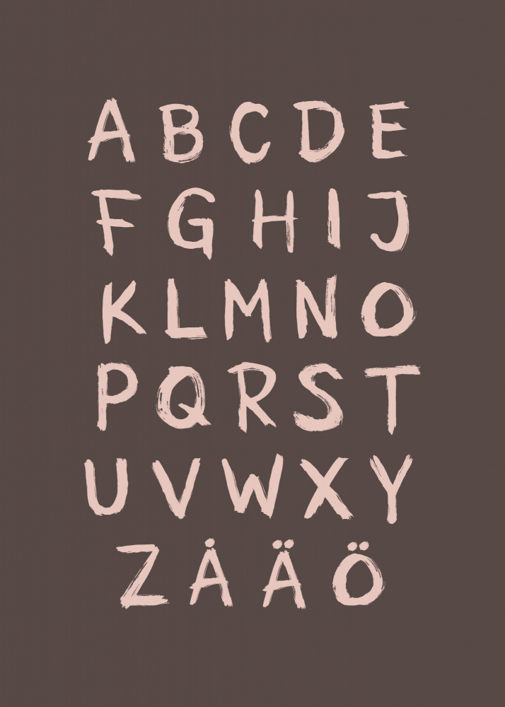 Hand Drawn Alphabet Letters by Aminah Eleonora — canvas wall art