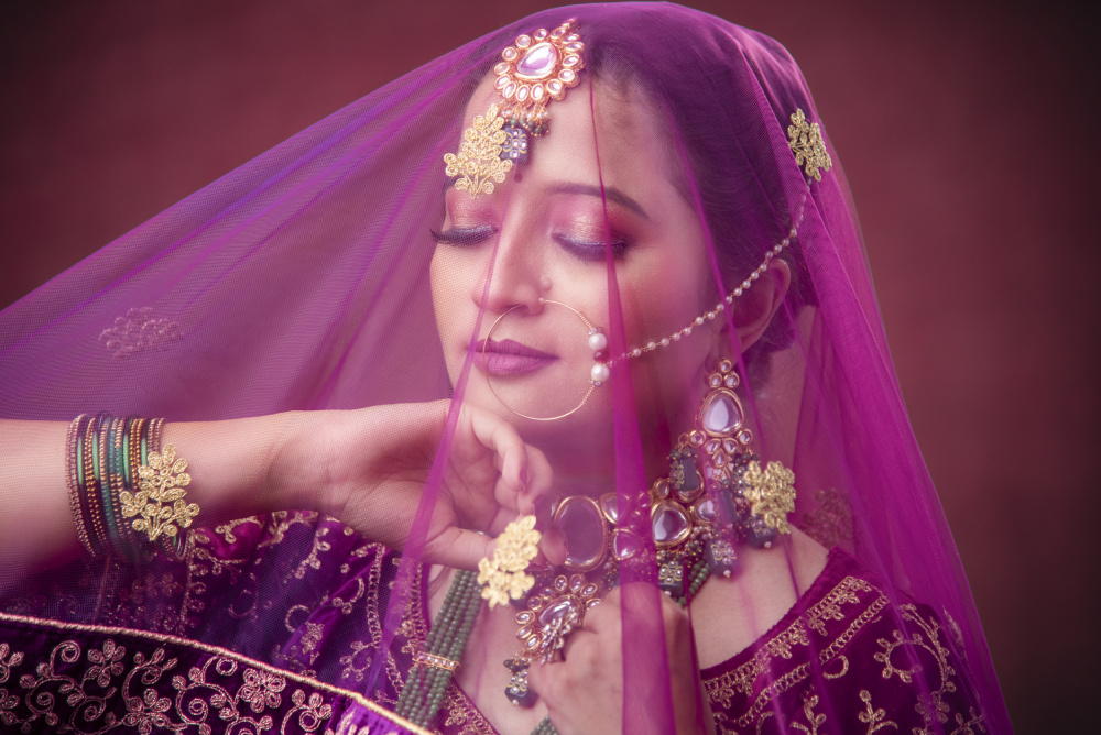 Regal Indian Bride by Sumit Dhuper — canvas wall art