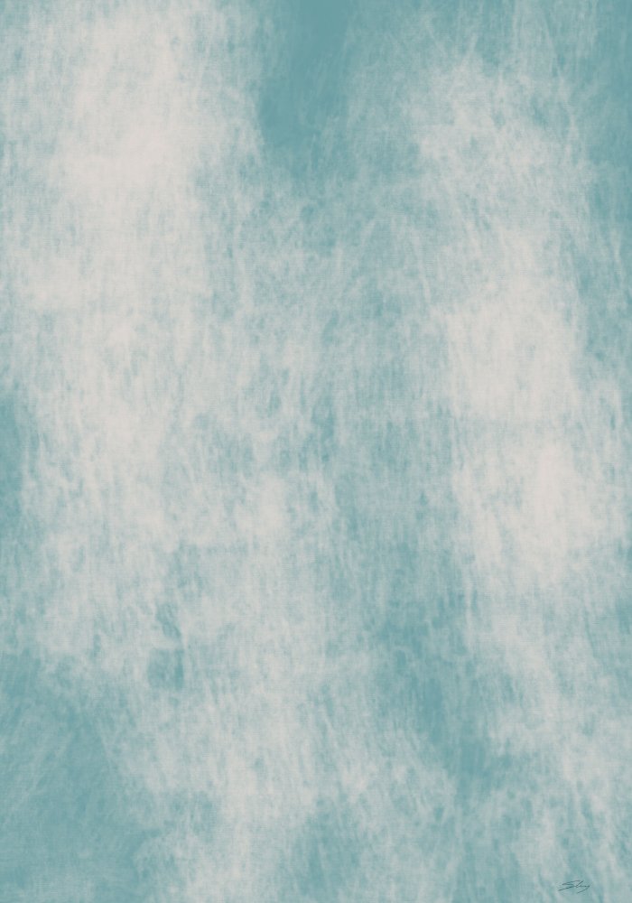 Soft Blue Green Abstract by Old Artists Studio II — canvas wall art