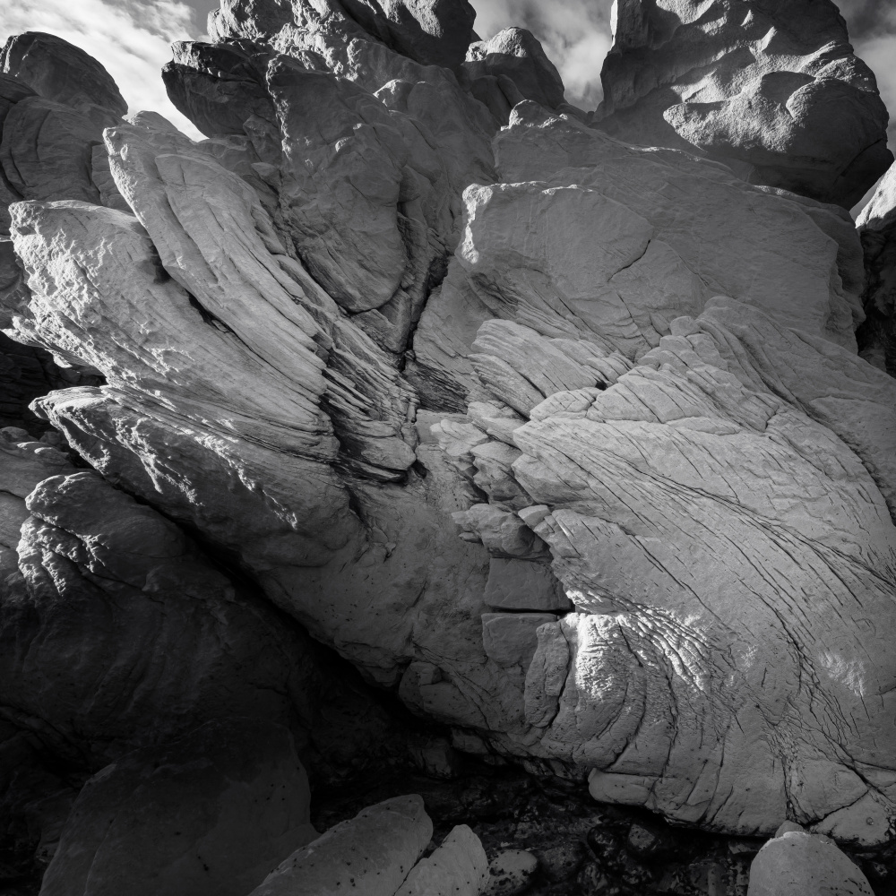 Rugged Desert Rocks by Ray Truter — canvas wall art