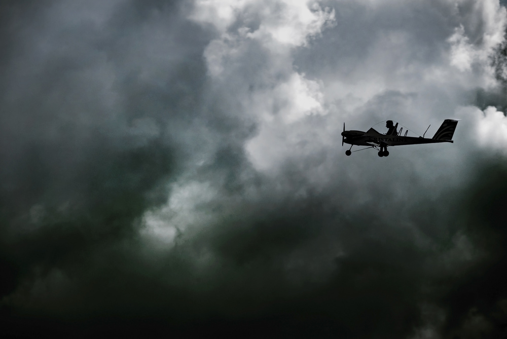 Dramatic Cloud Flight by Leon — canvas wall art