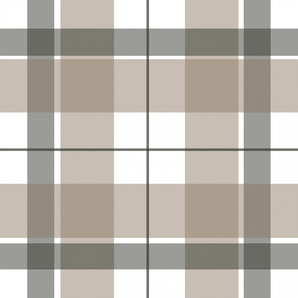 Neutral Plaid Pattern by Irene Demetri — canvas wall art