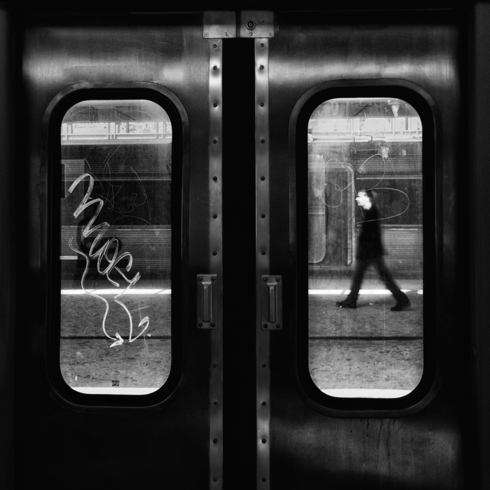 Urban Subway Motion by Laura Mexia — canvas wall art