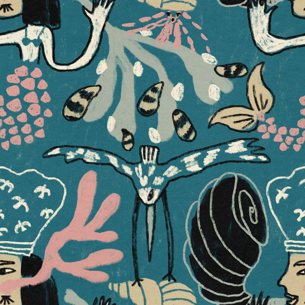 Whimsical Underwater Fantasy by Raipa Studio — canvas wall art