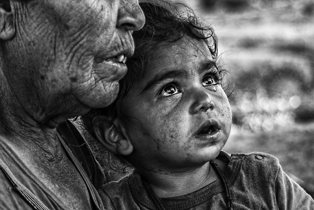 Child Elder Bond by Emir Bagci — canvas wall art