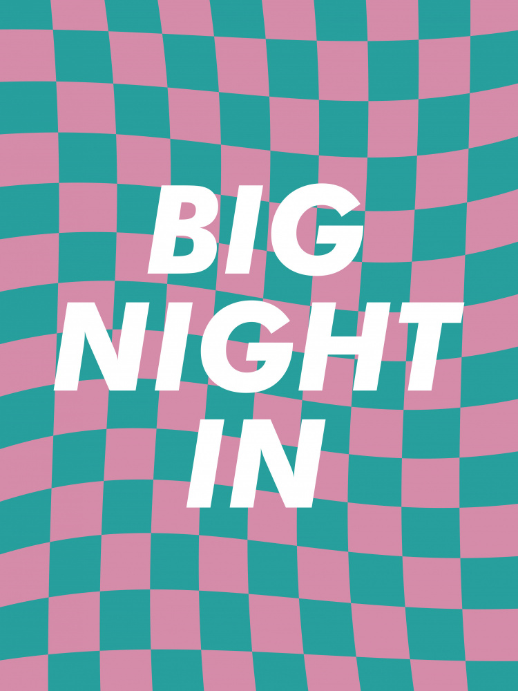 Groovy Big Night In by Frankie Kerr-Dineen — canvas wall art