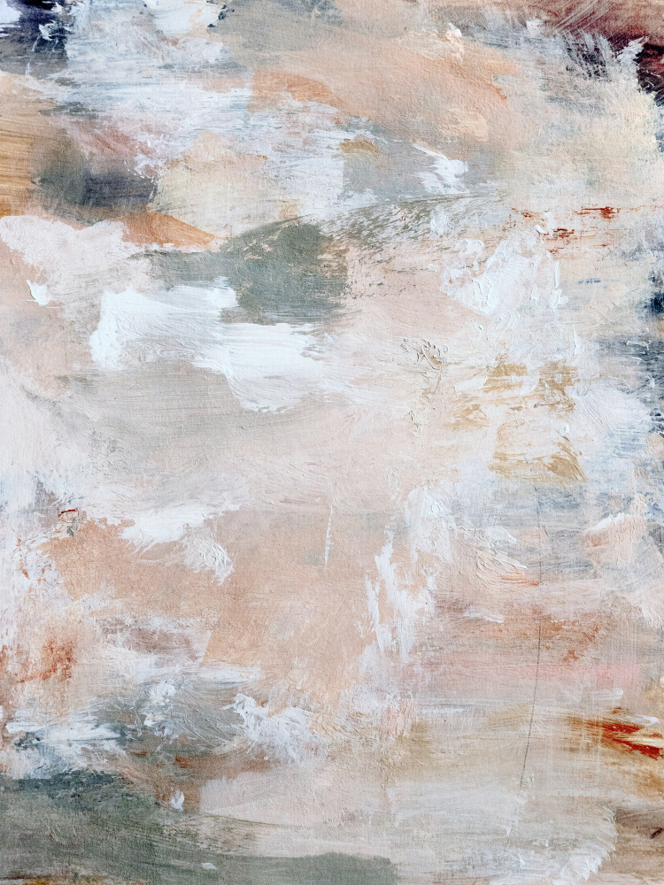 Soft Abstract Earth Tones by Gemma Bardot — canvas wall art
