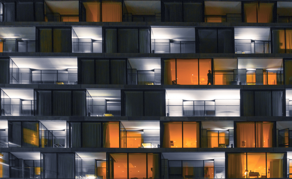 Window Night by Rob Li — canvas wall art