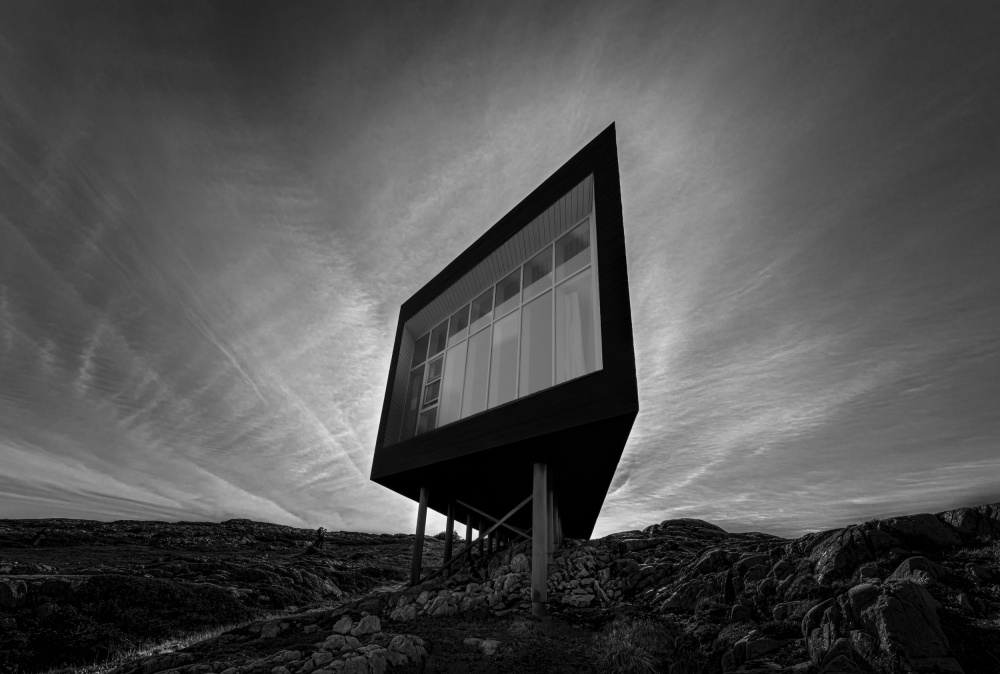 Stark Modern Retreat by Molly Fu APA — canvas wall art