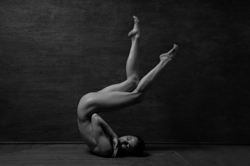 Graceful Nude Form by Natalya Sleta — canvas wall art