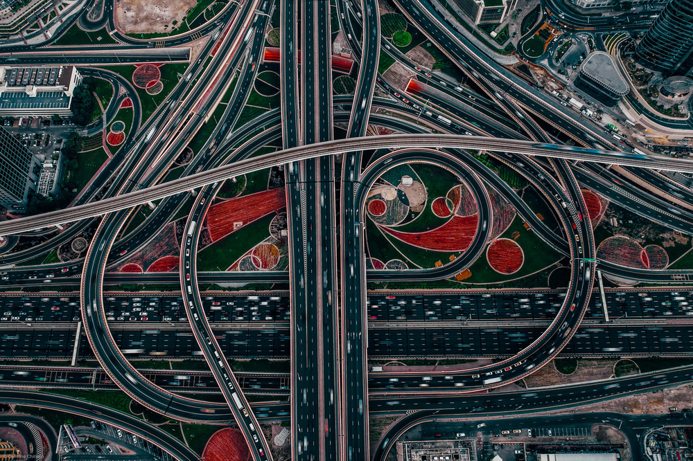 urban labyrinth by Carmine Chiriacò — canvas wall art