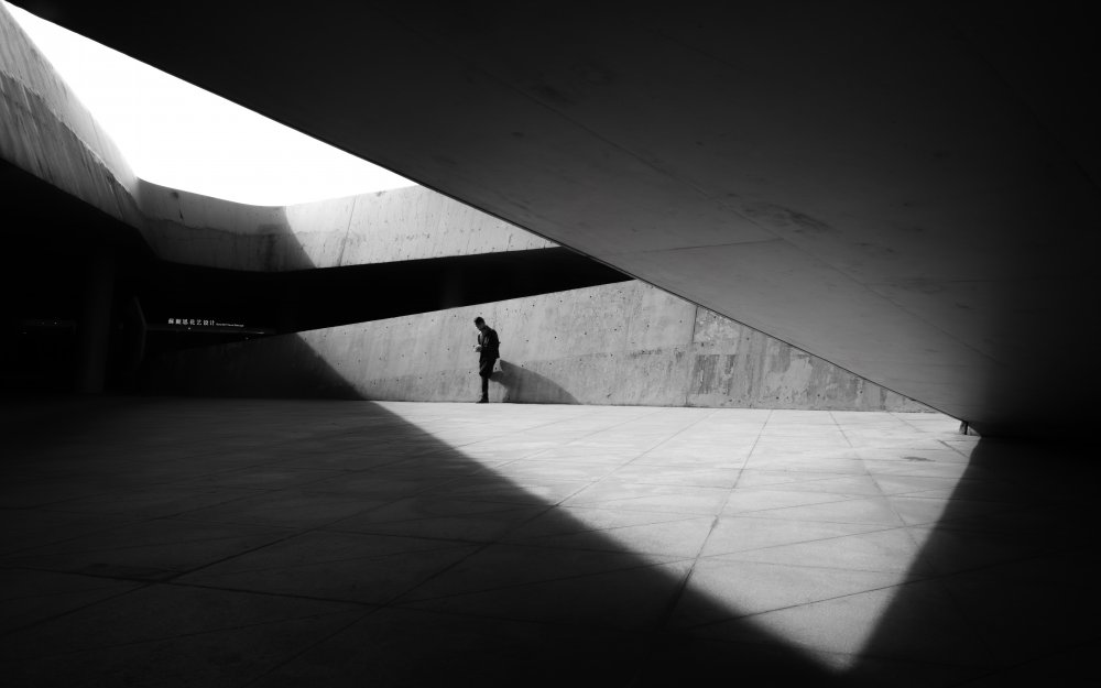 Shadows Of Solitude by Ke Liu — canvas wall art