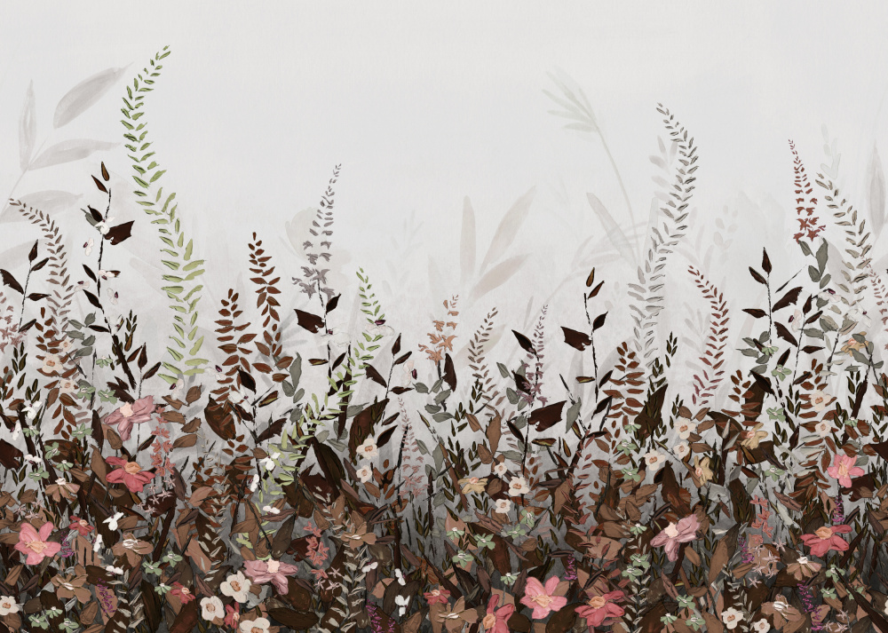 Muted Wildflower Meadow by Hendon Lane — canvas wall art