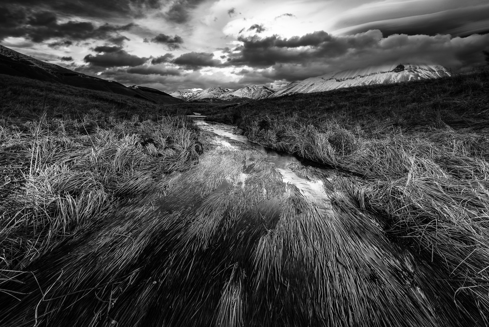Dramatic Mountain Stream by Riccardo Lucidi — canvas wall art