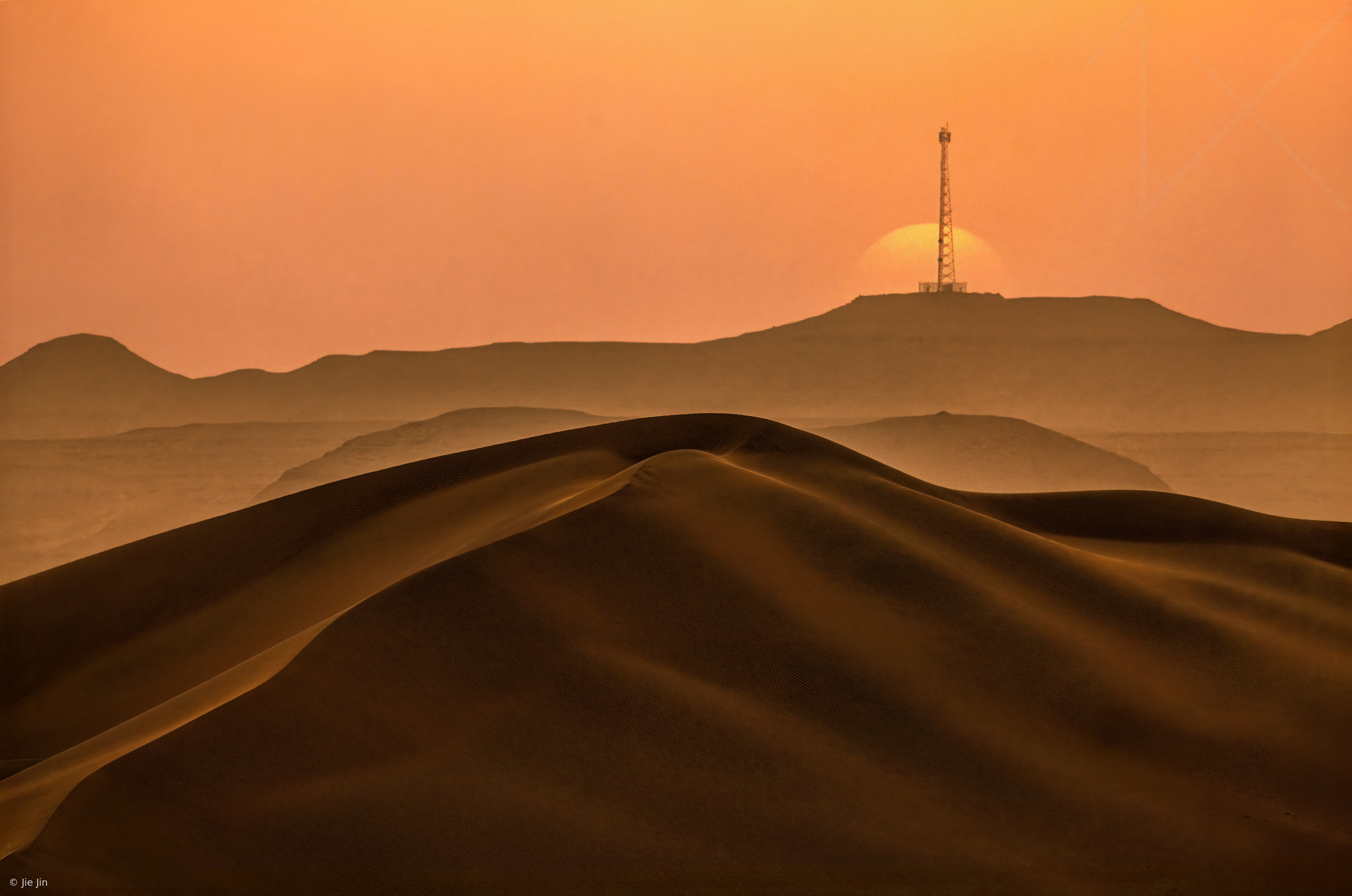 Where the sun sets. by Jie Jin